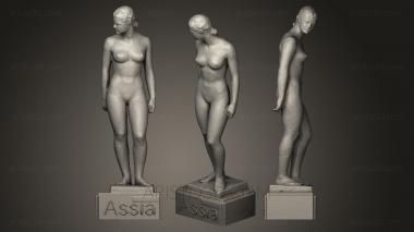 Figurines of girls (STKGL_0069) 3D model for CNC machine